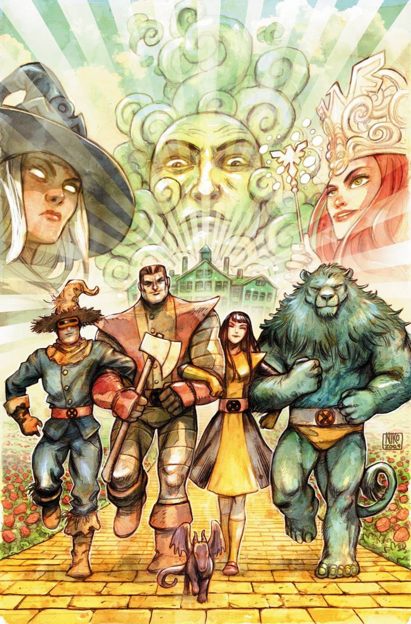 Illustration for article titled The Greatest X-Men Crossover and Mash-Up Art of All Time